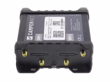 The CamperNet LTE/WLAN MiMo router with LTE & Wlan MiMo antenna for mobile Internet in vehicles (12V or 230V)