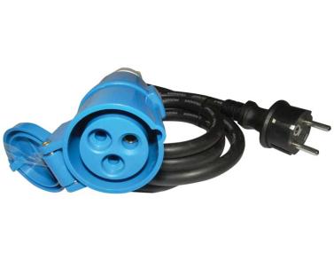 CEE coupling to Schuko plug 3x2.5mm, 1.5m long Shore power connection for Mercedes-Benz Marco Polo