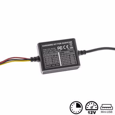 Ampire dual dashcam in 2K (Quad HD) resolution with WiFi and GPS for brilliant recording while driving