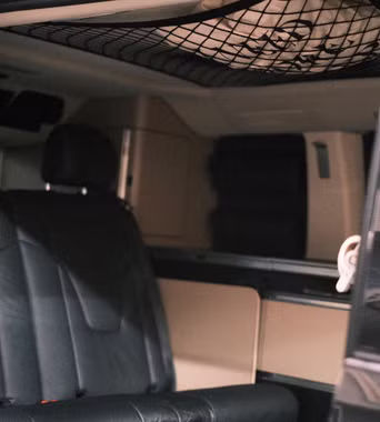 Transportnetz für das Dachbett im Mercedes Marco Polo, Horizon oder Activity Viano Marco Polo W639 zusätzlicher Stauraum unter der Matratze des Aufstelldaches 1sternehotel Mercedes Marco Polo Zubehör alles für den Marco Polo Schlafsack. Bettwäsche, Kissen,