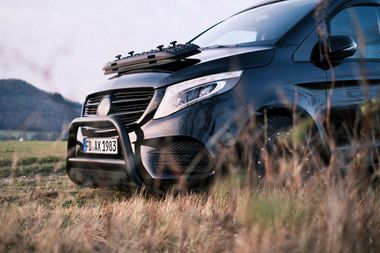 Front protection bar with underride guard for Mercedes-Benz V Class, Marco Polo, Horizon, Activity