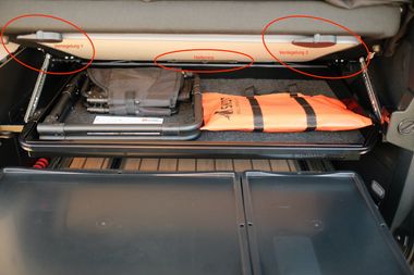 Kit de fixation pour table de camping sous le lit dans Mercedes-Benz Marco Polo W447