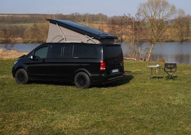 Manual levelling via app for camping for Mercedes-Benz V Class W447 with Airmatic suspension